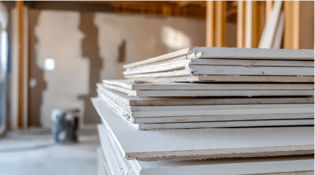 Wood kitchen cabinets partially refinished to light gray, showing a before-and-after transformation by Red Door Painting Pros in Tucson.