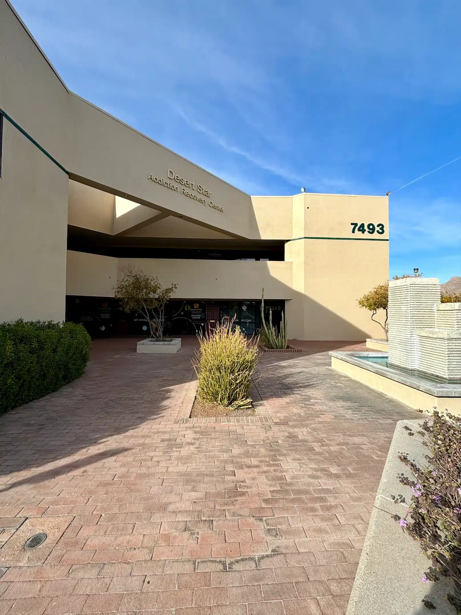 Exterior repaint of Desert Star Addiction Recovery Center in Tucson with clean, professional finishes and durable coatings.