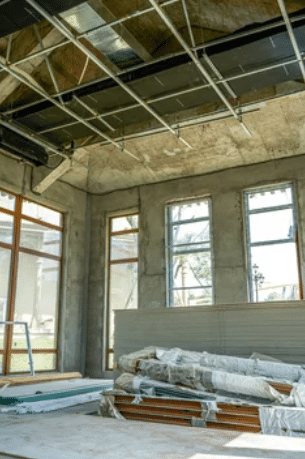 White kitchen cabinets with a smooth, professional painted finish by Red Door Painting Pros in Tucson.
